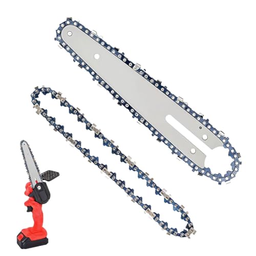 HASTHIP® 2Pcs Chainsaw Saw Chain 6 inches Chainsaw Saw Chain with Chainsaw Guide Rail Universal Chainsaw Saw Chain for Wood Cutting, Tree Pruning HASTHIP® 2Pcs Chainsaw Saw Chain 6 inches Chainsaw Saw Chain with Chainsaw Guide Rail Universal Chainsaw Saw Chain for Wood Cutting, Tree Pruning